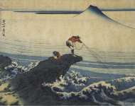 Katsushika Hokusai Sheet Kojikisawa in the Kai Province  - Hermitage